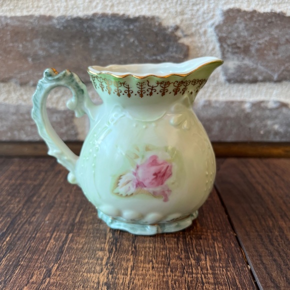 Nippon tea set vintage tea set Handpainted tea set Japan Nippon set pink green - Picture 14 of 16